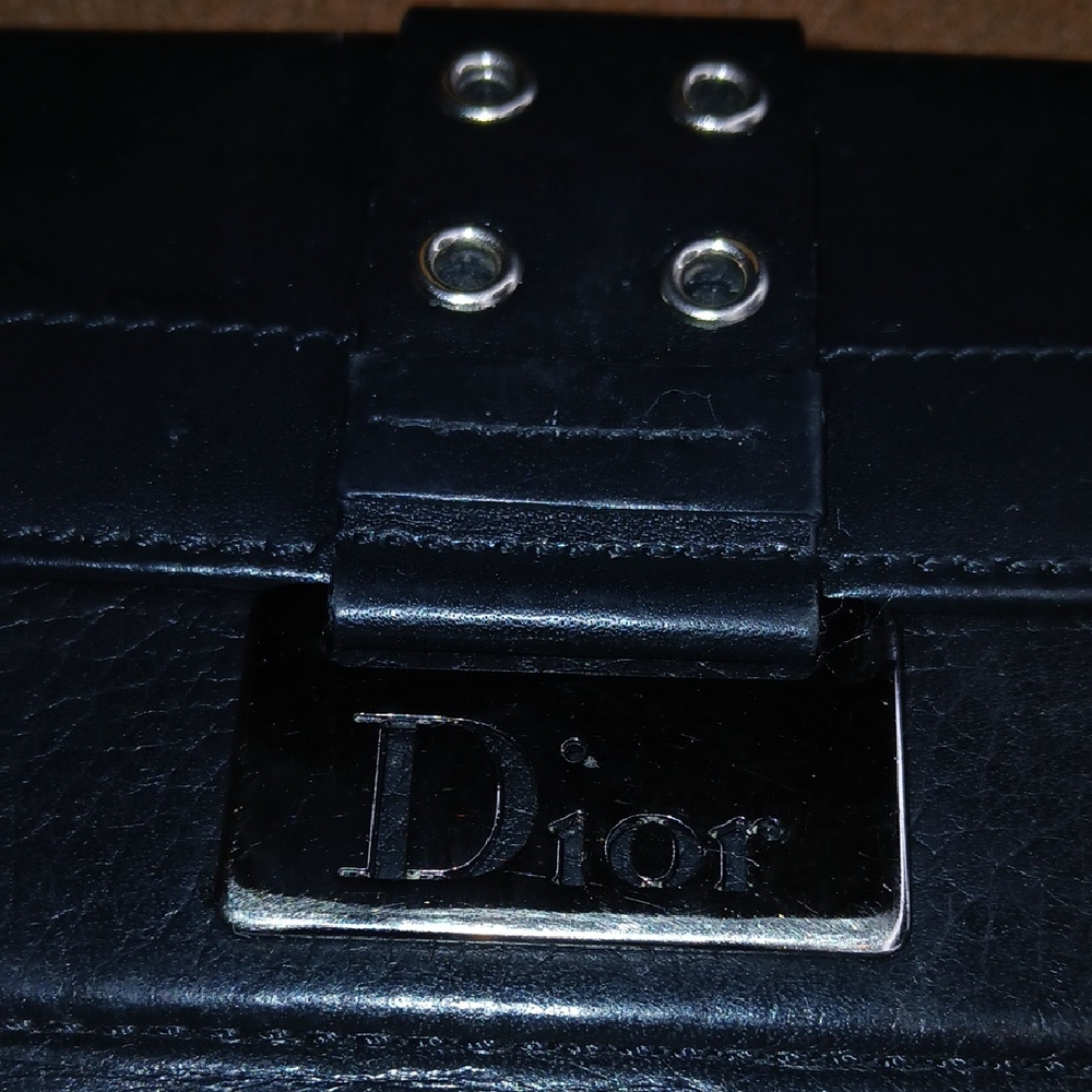 Dior Black Leather Street Continental Wallet - Picture 6 of 17